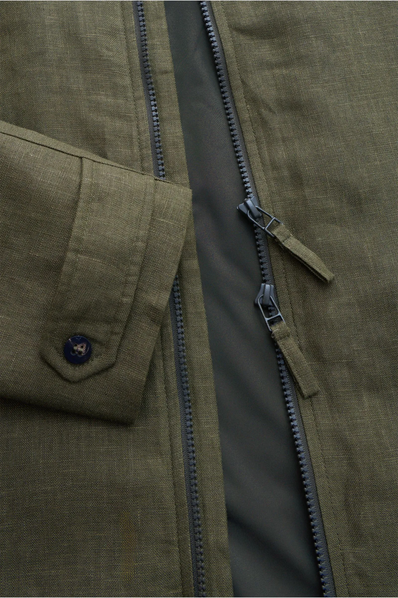 04651/ A TRIP IN A BAG jacket 'Linen Blouson' olive