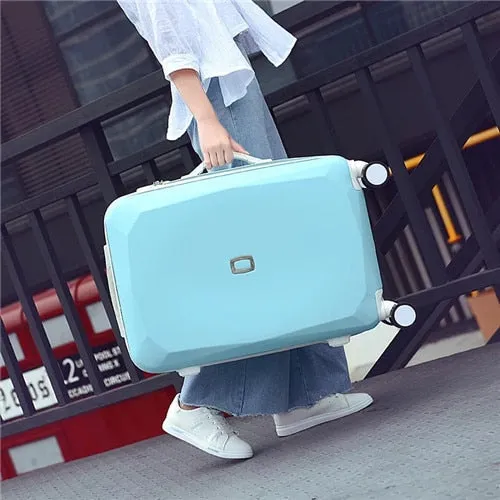 20 22 24 and 26 Inch ABS Rolling Luggage Suitcase for Men and Women