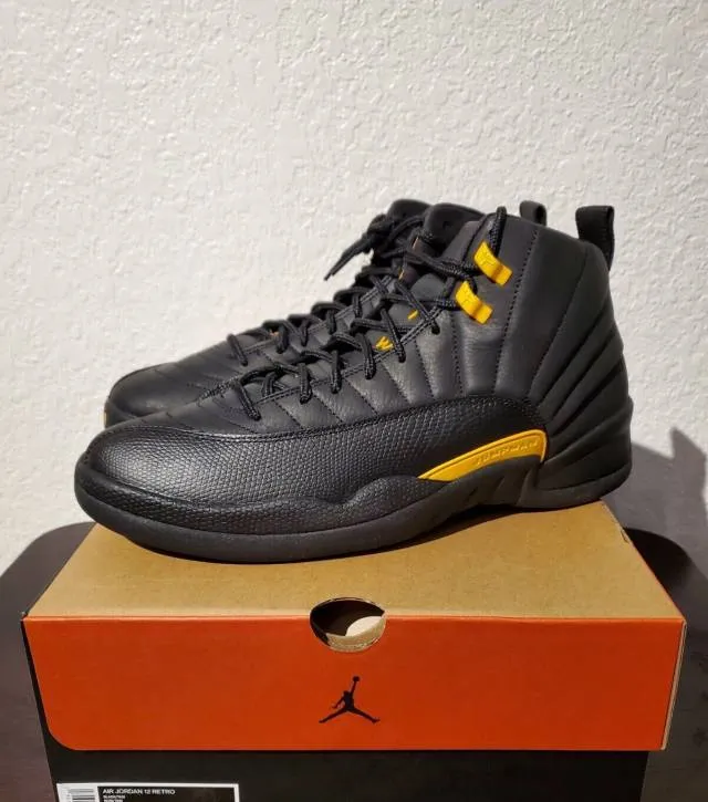 2022 nike air jordan 12 XII retro 8-14 Black Taxi CT8013-071