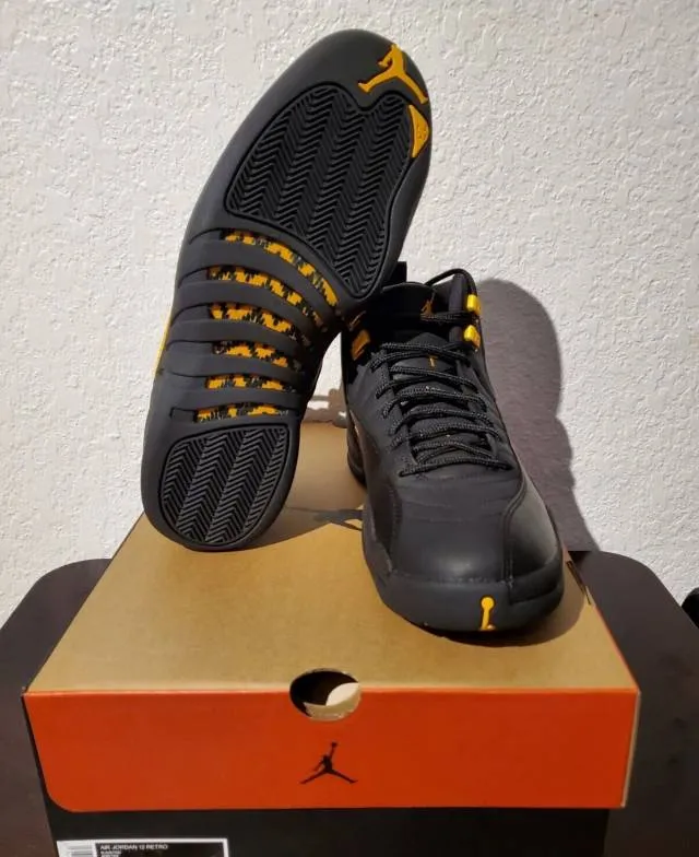 2022 nike air jordan 12 XII retro 8-14 Black Taxi CT8013-071