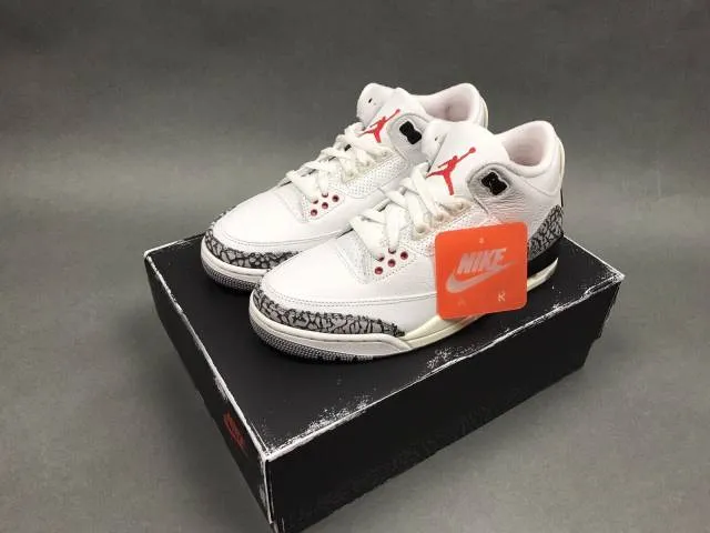 2023 Nike Air Jordan 3 Retro White Cement Reimagined