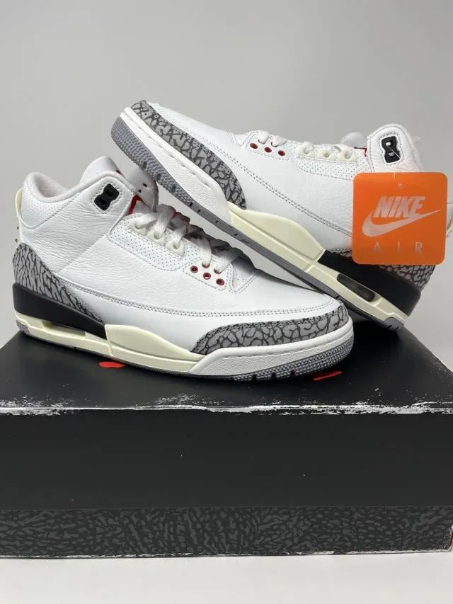 2023 Nike Air Jordan 3 Retro White Cement Reimagined