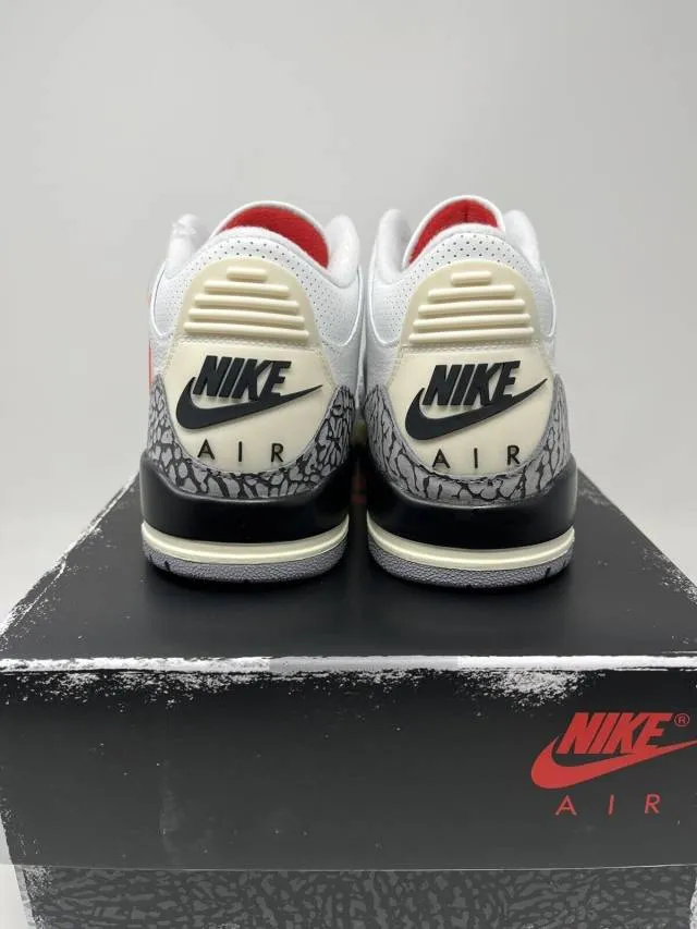 2023 Nike Air Jordan 3 Retro White Cement Reimagined