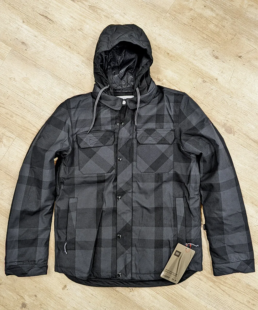 686 Woodland Ins Jacket Tonal – Black Plaid