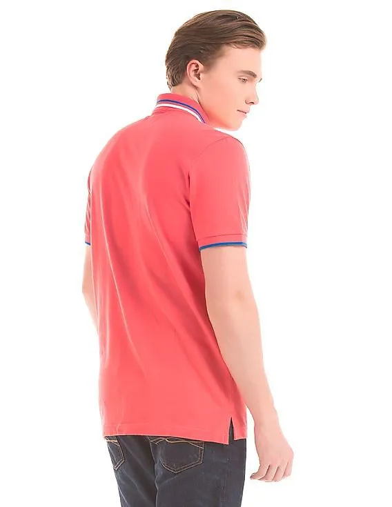 Aeropostale Tipped Pique Polo Shirt