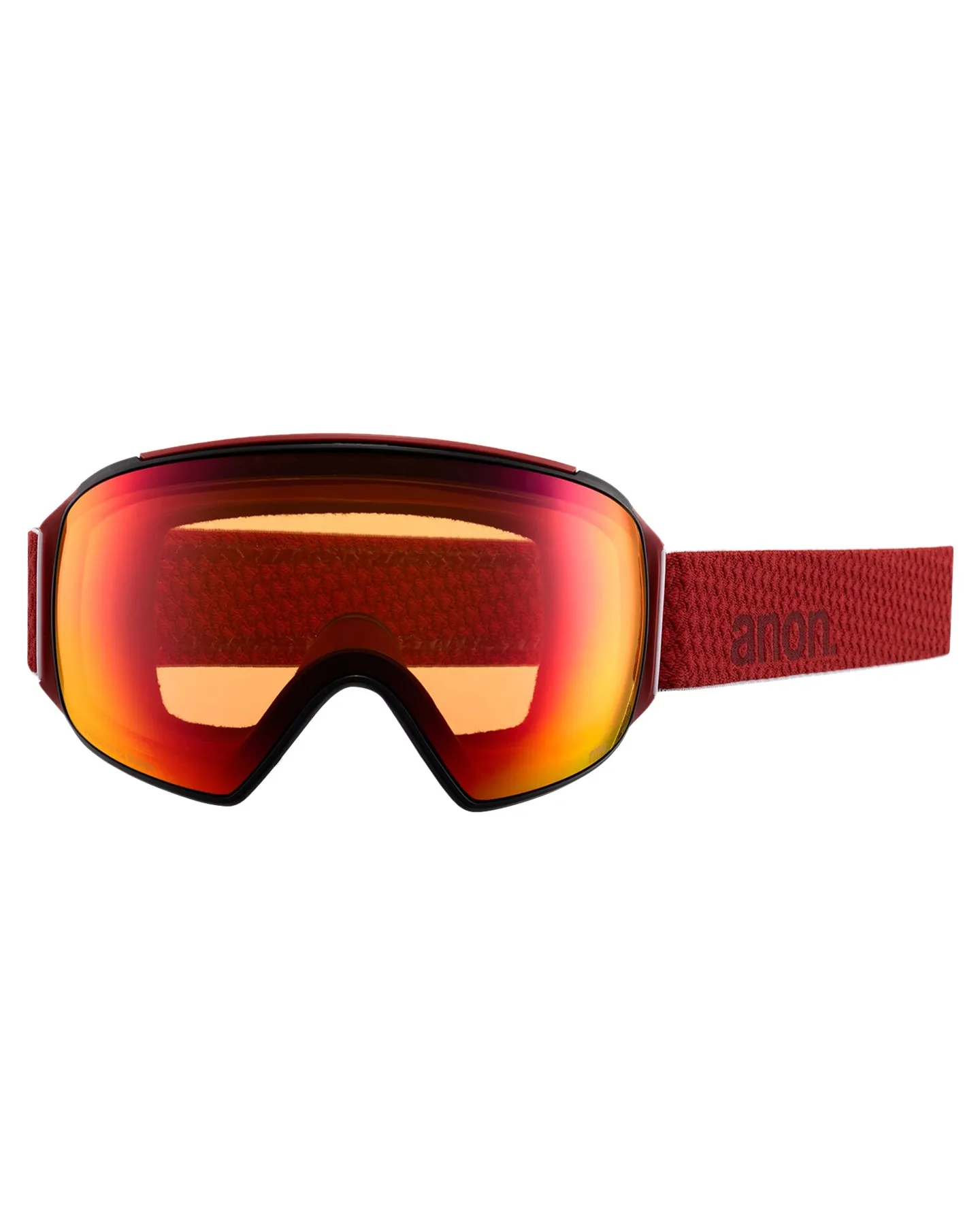 Anon M4 Toric Low Bridge Fit Snow Goggles + Bonus Lens + Mfi Face Mask - Mars/Perceive Sunny Red Lens