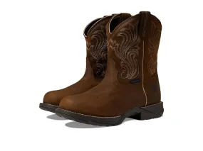 Ariat Anthem Round Toe Shortie Waterproof Western Boot