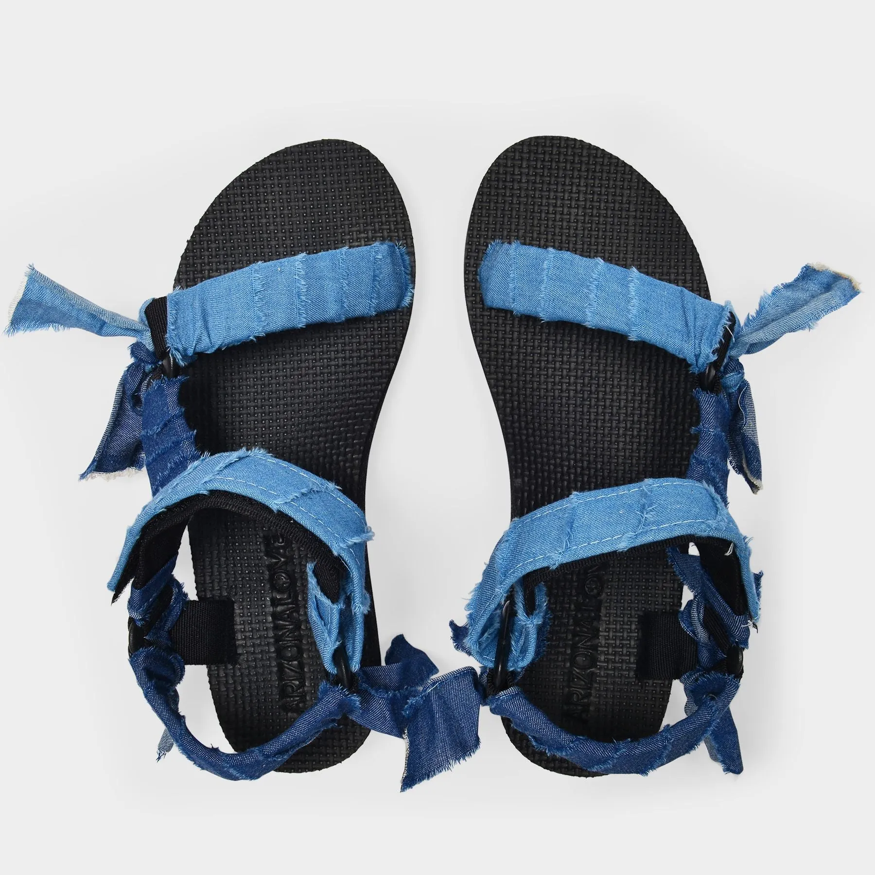 Arizona Love  Trekky Sandals in Blue Canvas