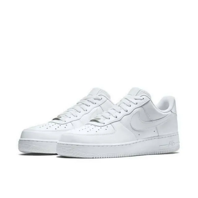 AUTHENTIC NIKE AIR FORCE 1 Low OG All White Youth / Wome...