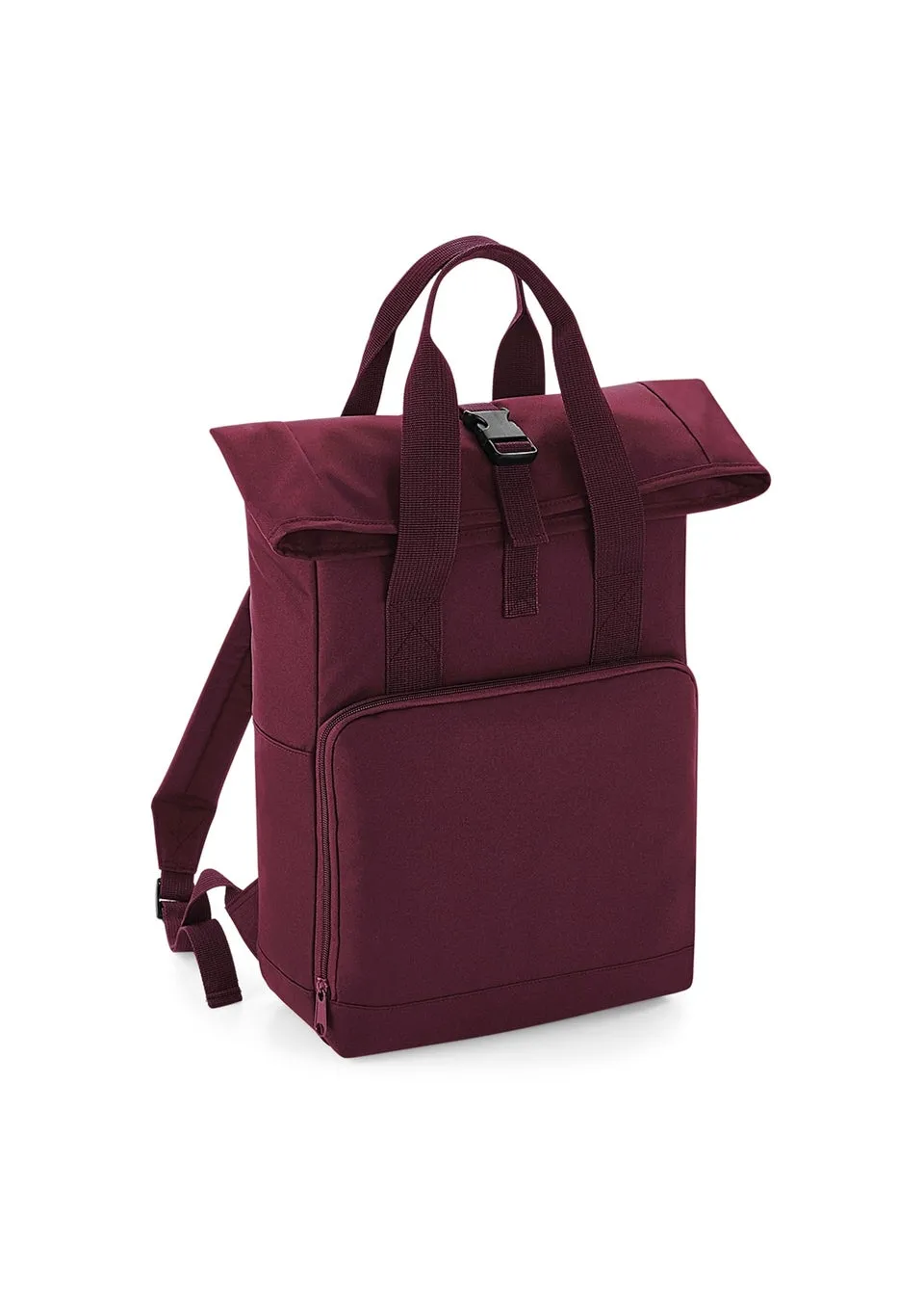 Bagbase Burgundy Twin Handle Roll-Top Backpack