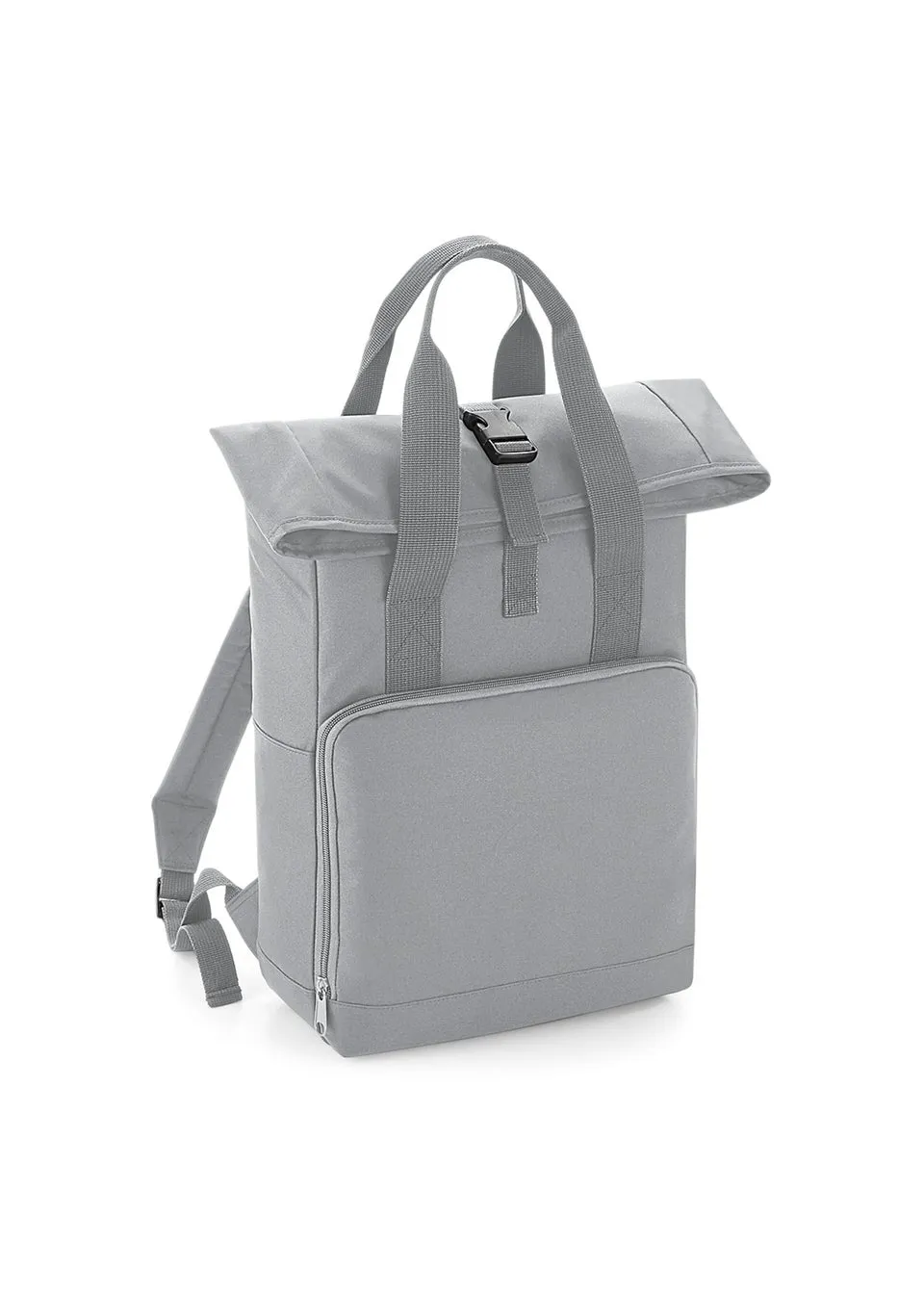 Bagbase Light Grey Twin Handle Roll-Top Backpack