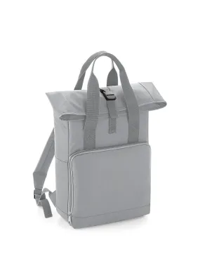 Bagbase Light Grey Twin Handle Roll-Top Backpack