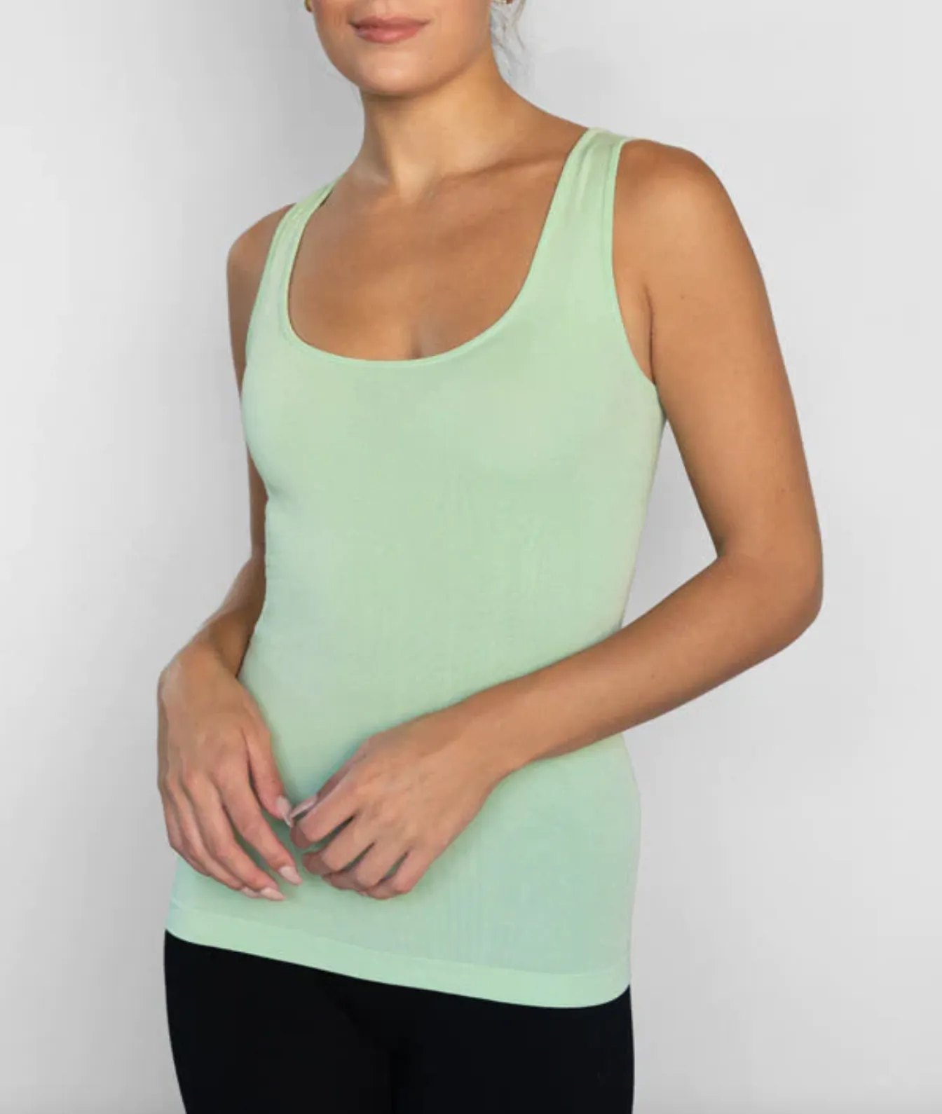 Bamboo Short Scoop Tank