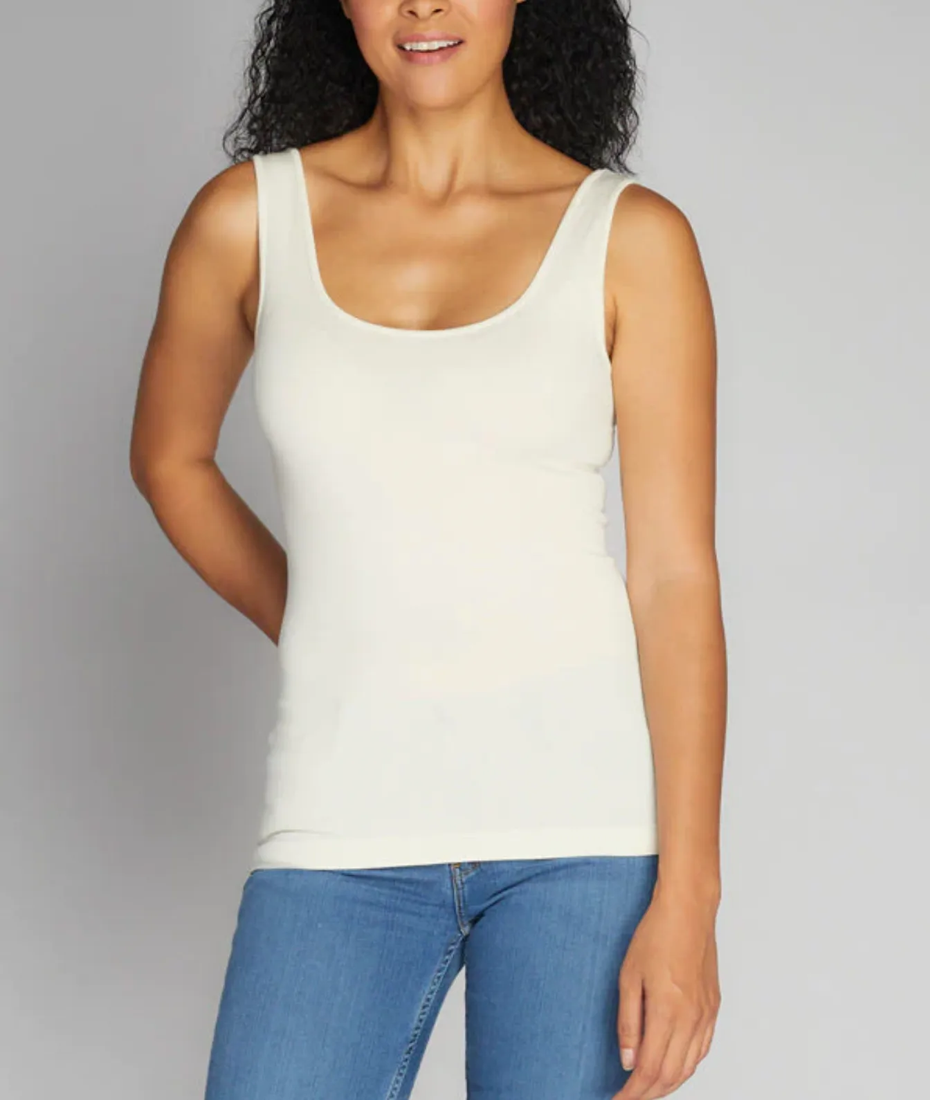 Bamboo Short Scoop Tank