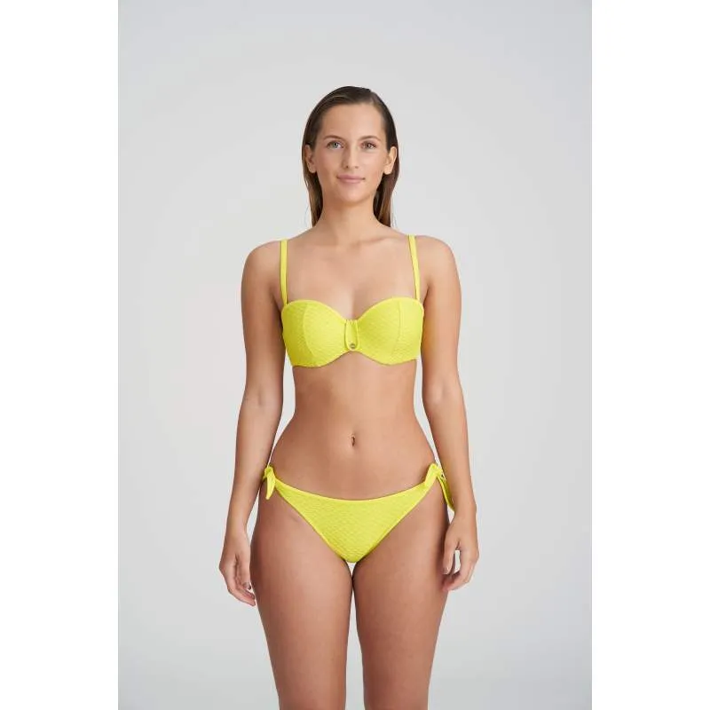 Bandeau Yellow Bikini- Unas1 with Discounts- Bikini bandeau-