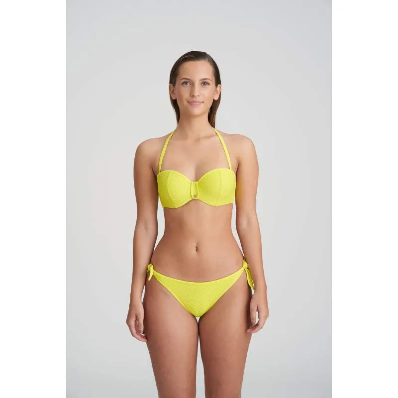 Bandeau Yellow Bikini- Unas1 with Discounts- Bikini bandeau-