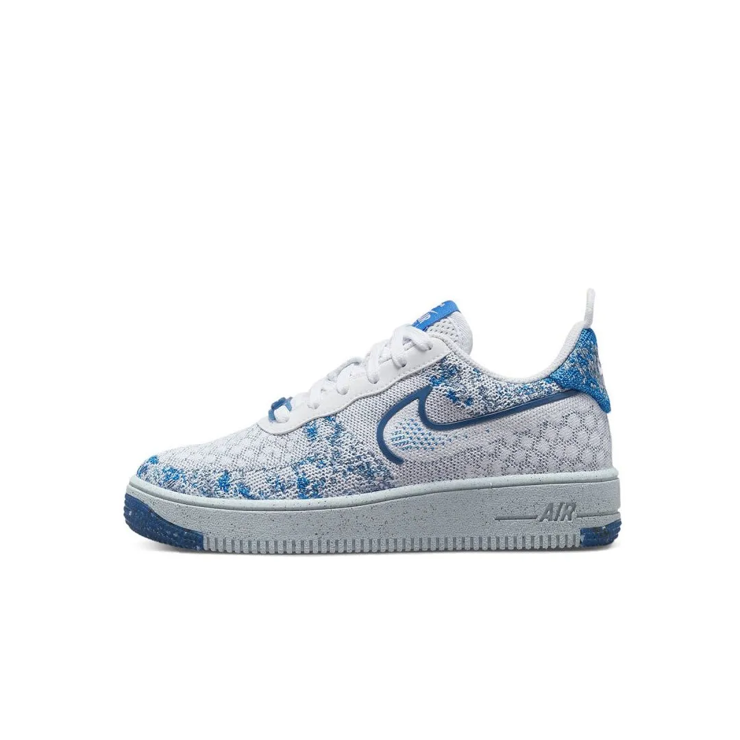 Baskets Nike Air Force 1 Crater Flyknit - Blanc - Femme