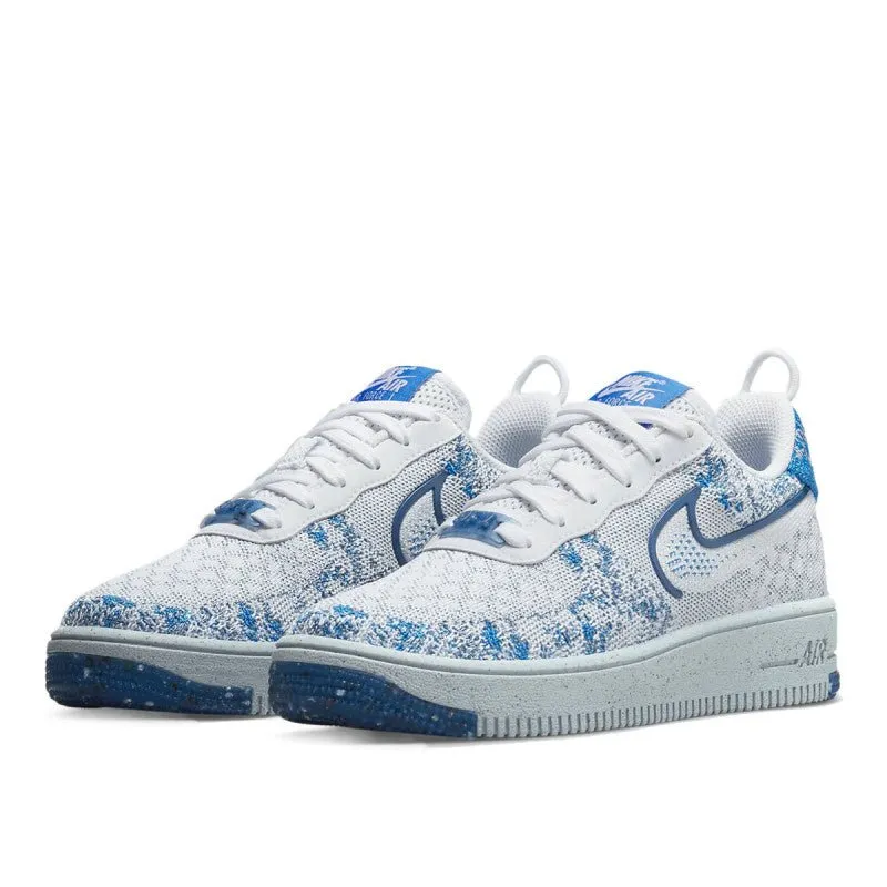 Baskets Nike Air Force 1 Crater Flyknit - Blanc - Femme