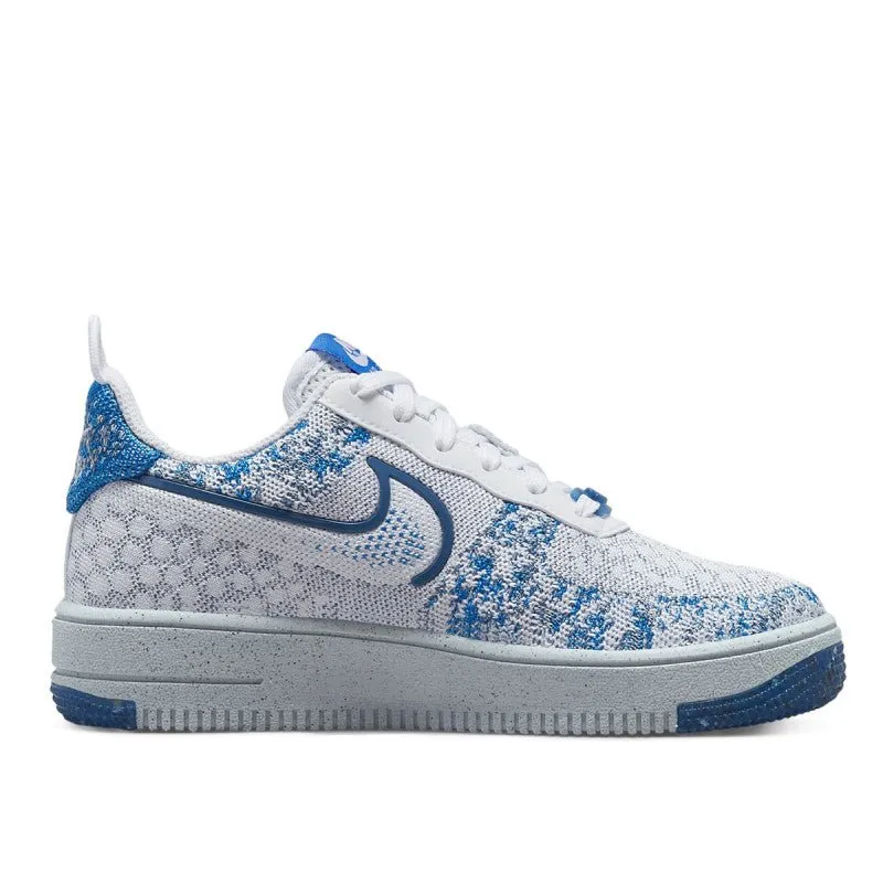 Baskets Nike Air Force 1 Crater Flyknit - Blanc - Femme