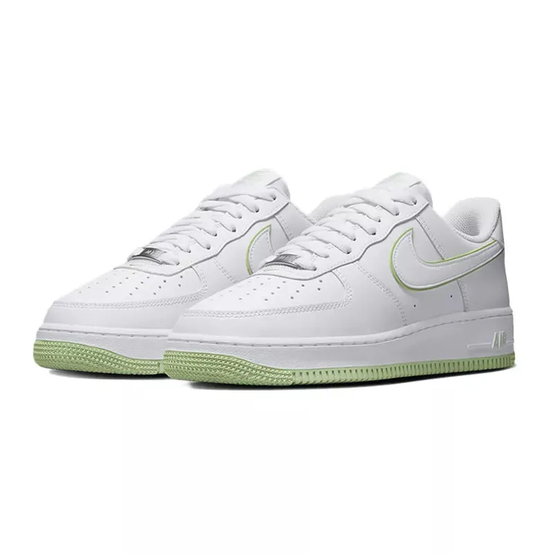 Baskets Nike Air Force 1 Lo - Blanc Et Vert - Homme