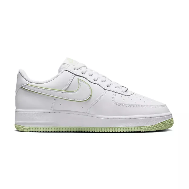 Baskets Nike Air Force 1 Lo - Blanc Et Vert - Homme