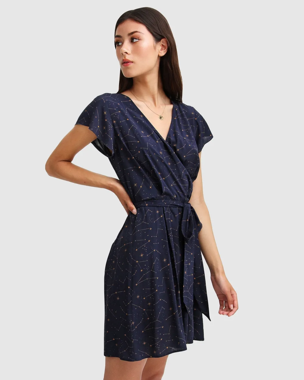 Belle & Bloom I'm The Star Wrap Dress