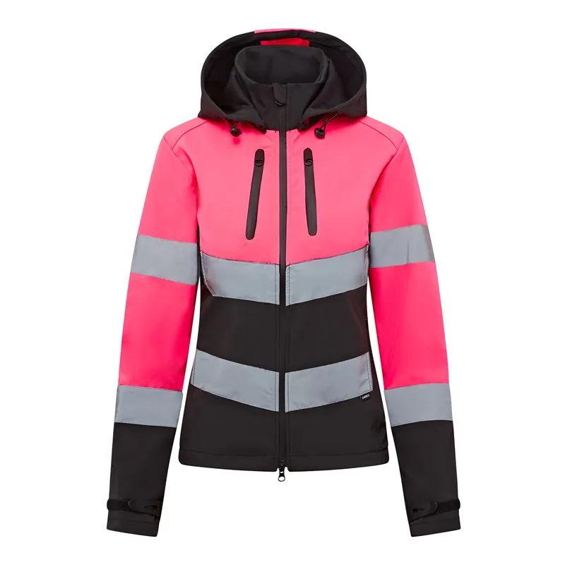 Cameo Waterproof Hi Viz Jacket Adults in Pink