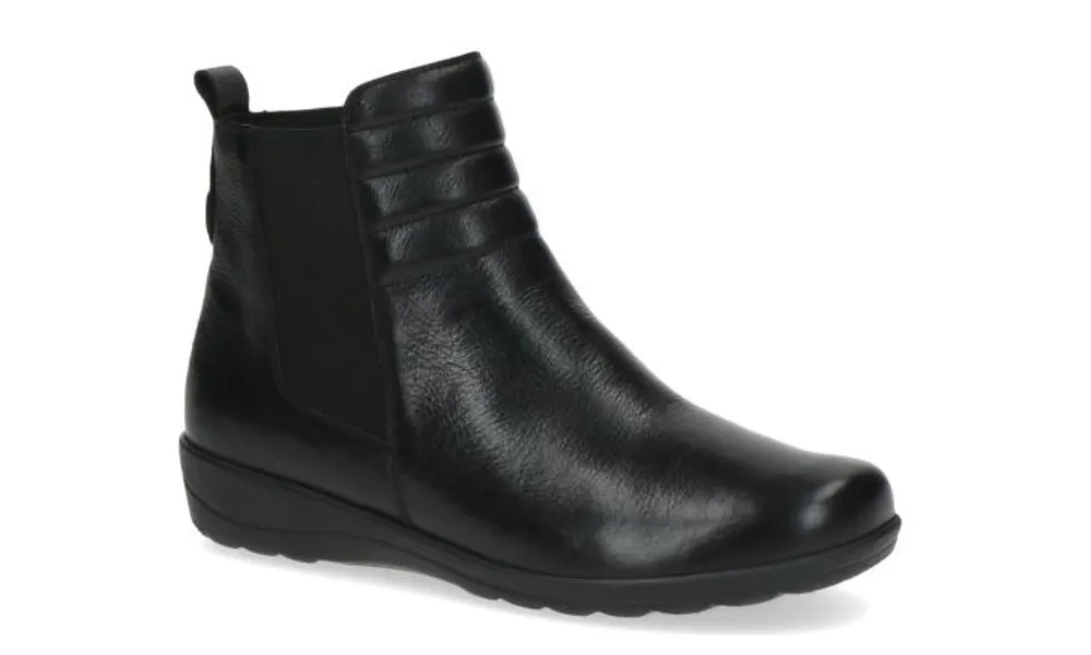 Caprice - Zip-Up Ankle Boot Black