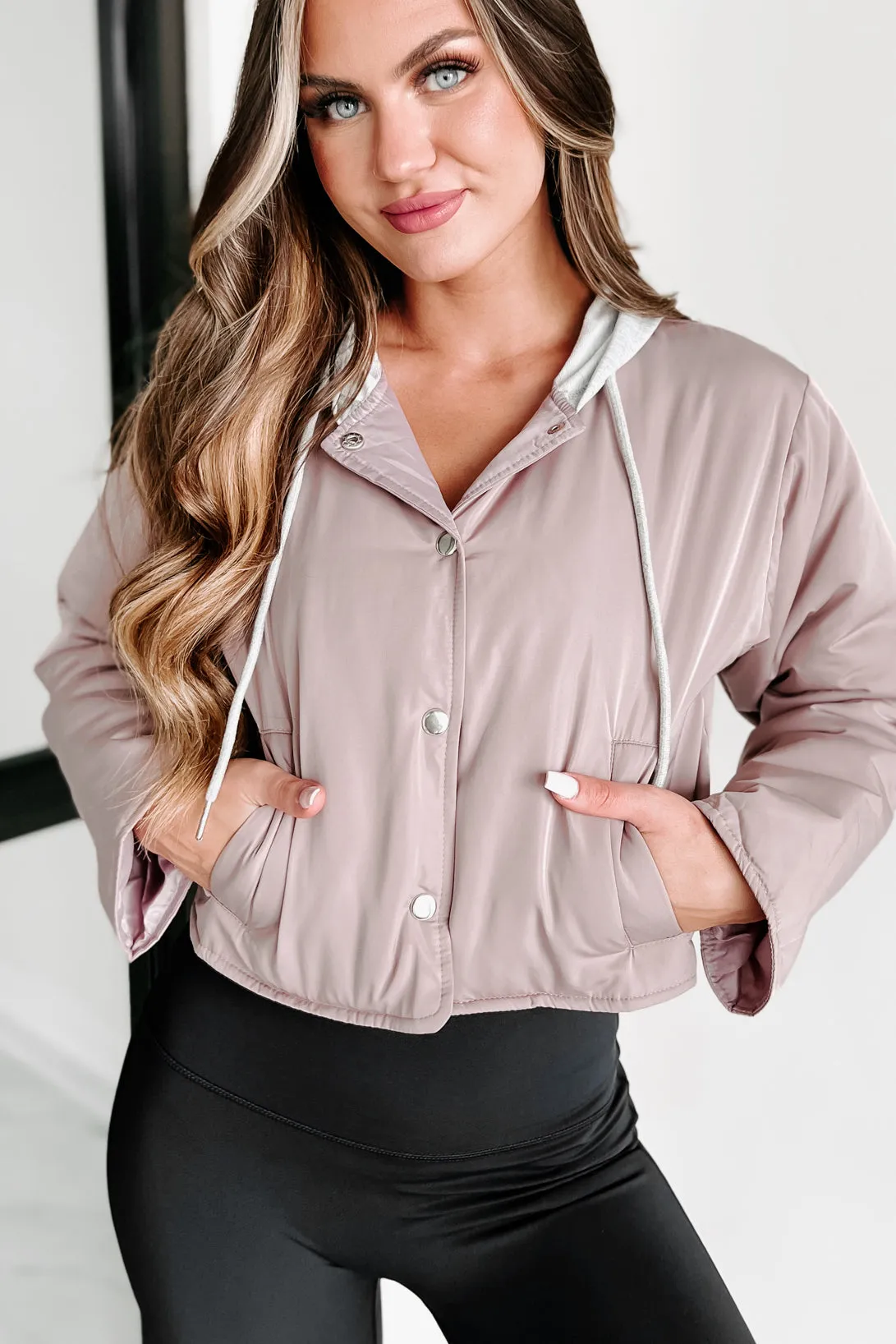 Carolina Chic Hooded Jacket (Blush)