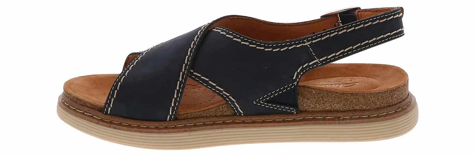 Clarks Arwell Sling Cross Band Women's Footbed Sandal