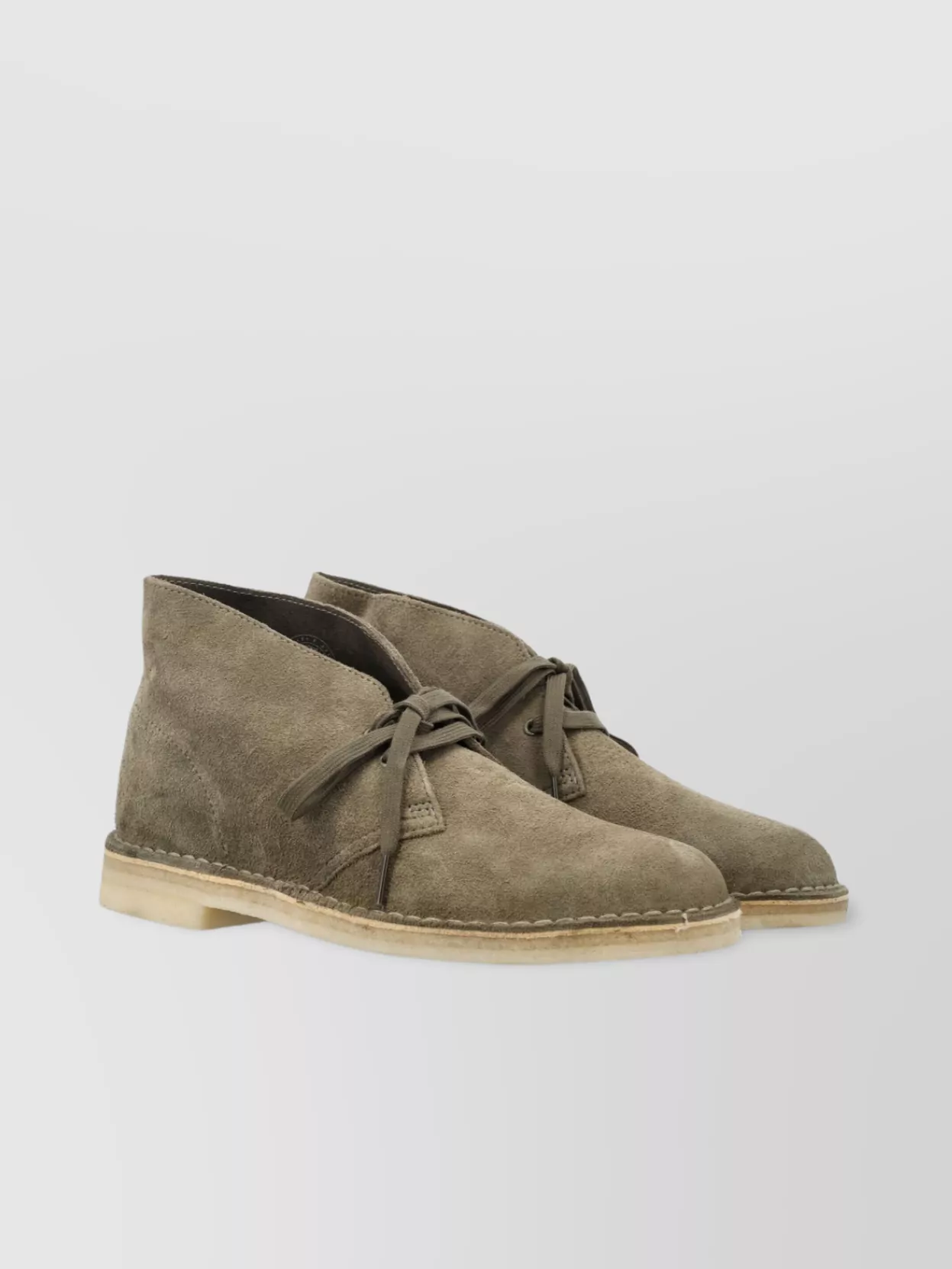 Clarks   Round toe suede ankle boot