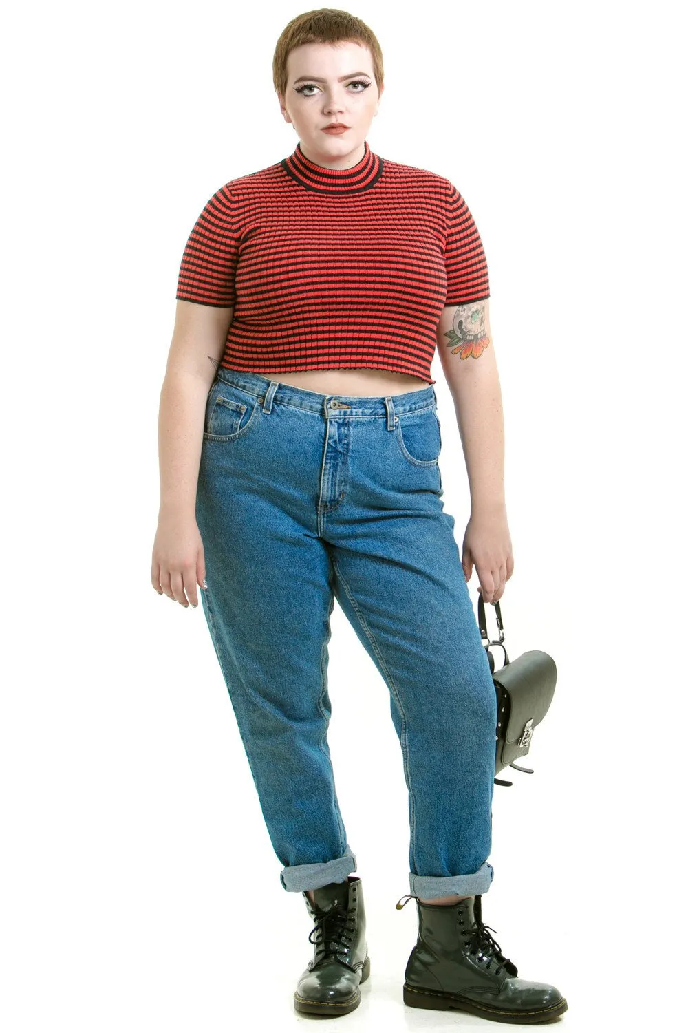 Classic Vintage Mom Jeans - Blue