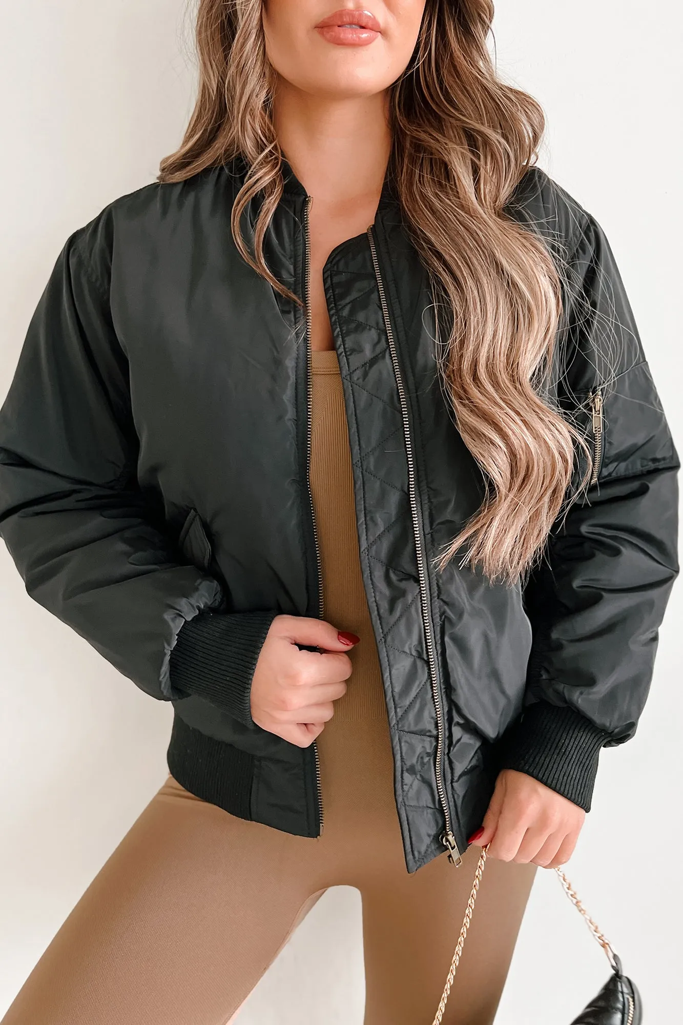 Closing The Distance Bomber Jacket (Black)