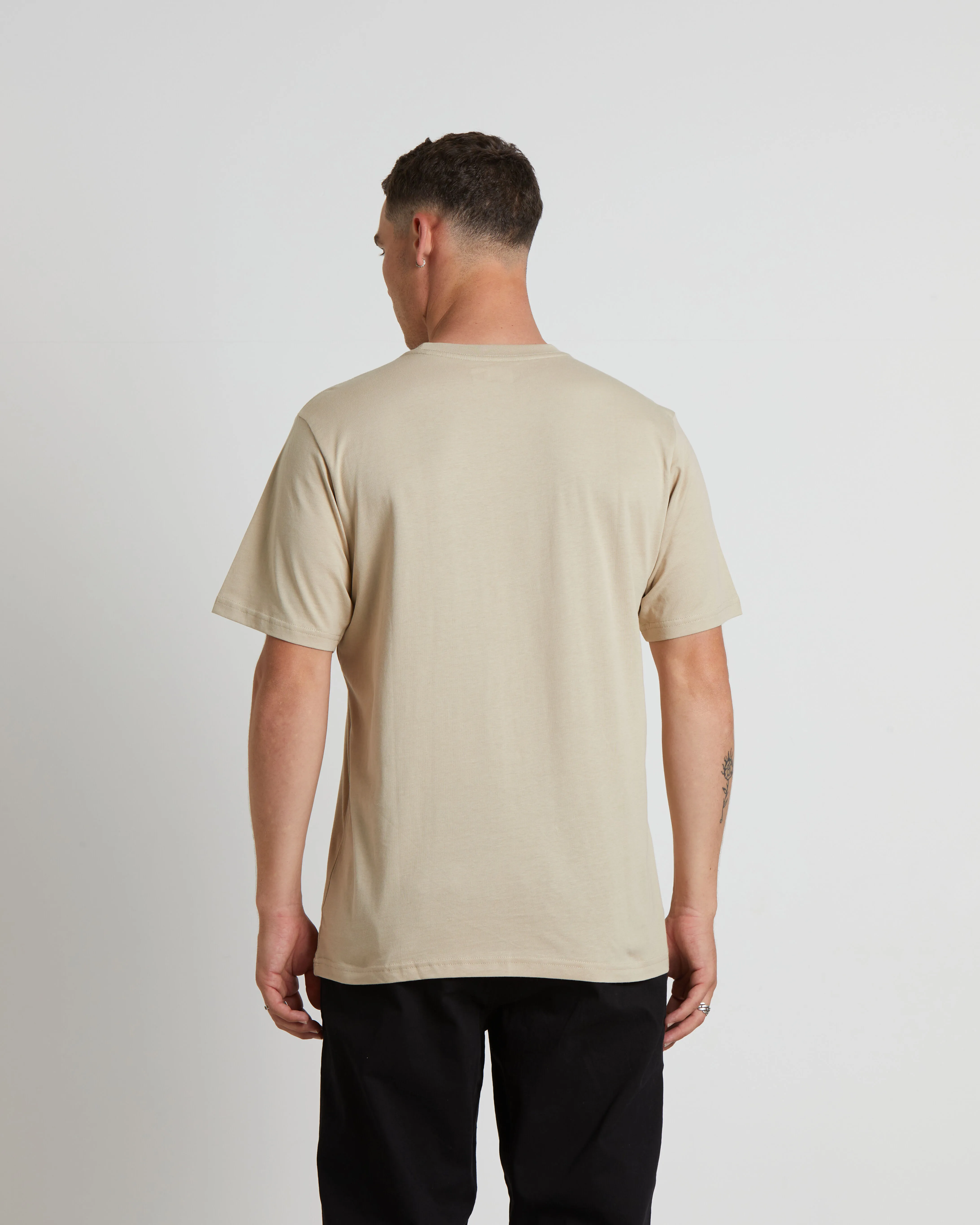 Columbia Basic Logo Short Sleeve T-Shirt in Ancient Fossil