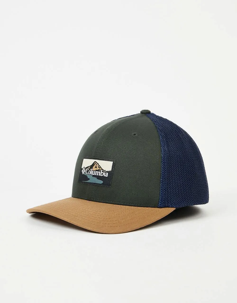 Columbia Columbia Mesh Ball Cap - Spruce/Collegiate Navy/Delta