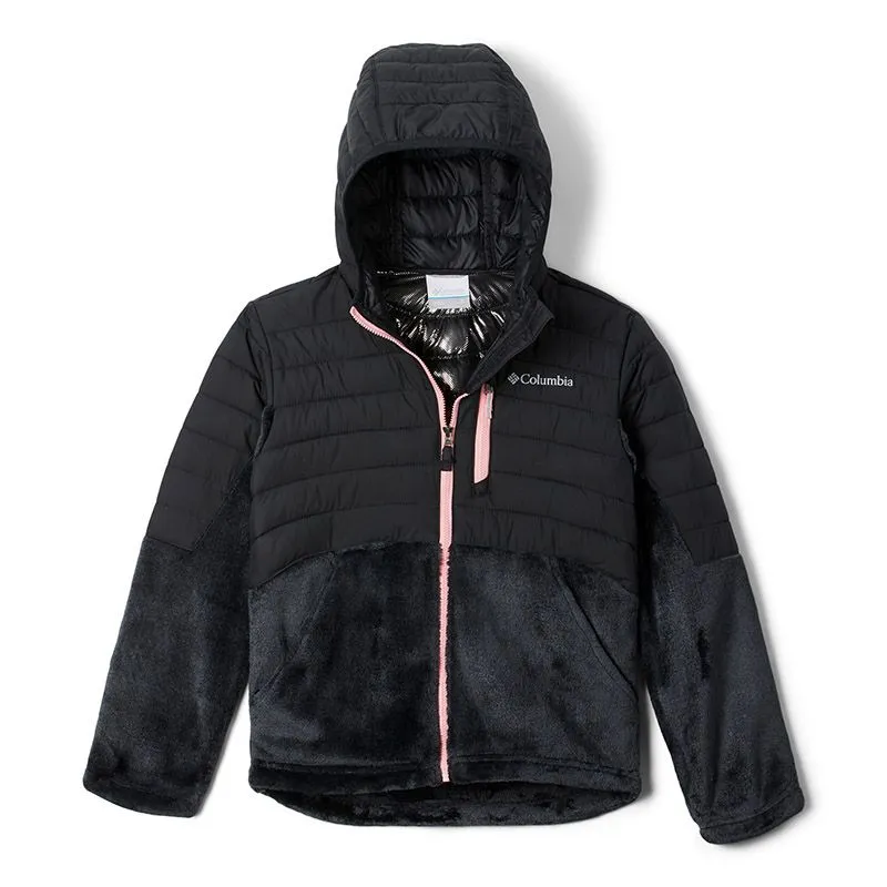 Columbia Kids' Powder Lite™ Novelty Hooded Jacket Black