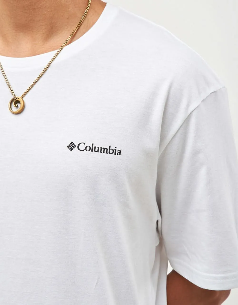 Columbia North Cascades T-Shirt - White/Hex Flag