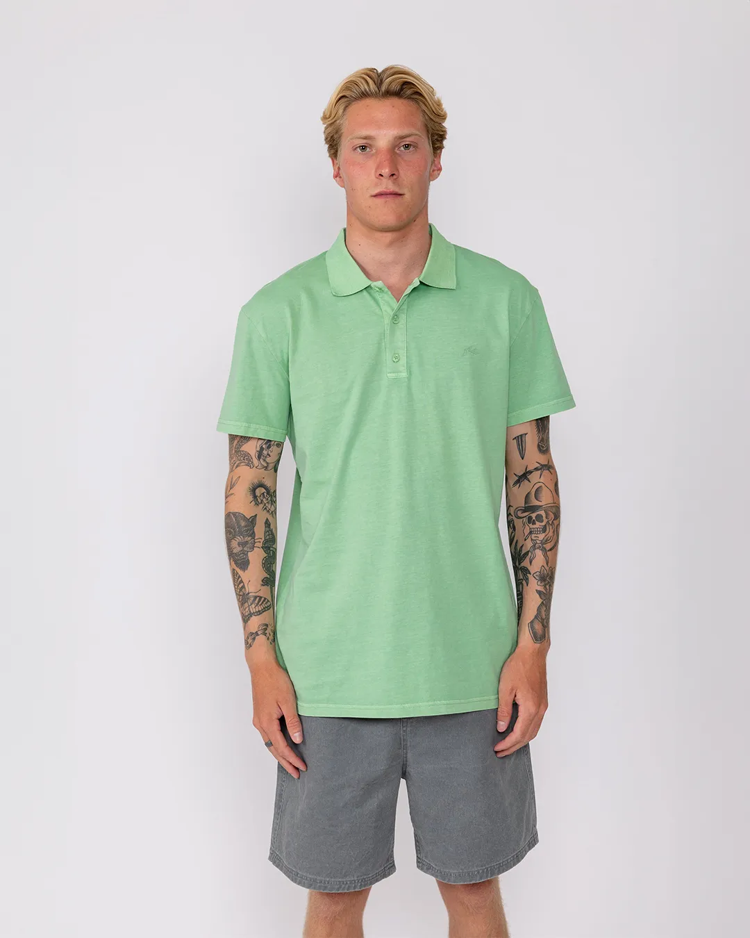 Comp Wash Short Sleeve Polo