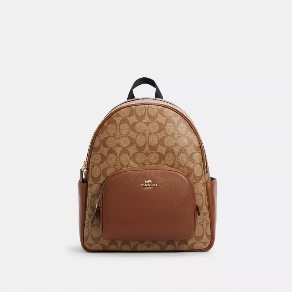 Court Backpack In Signature Canvas