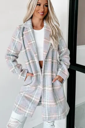 Cutest Quality Plaid Jacket (Blue/Pink/White)