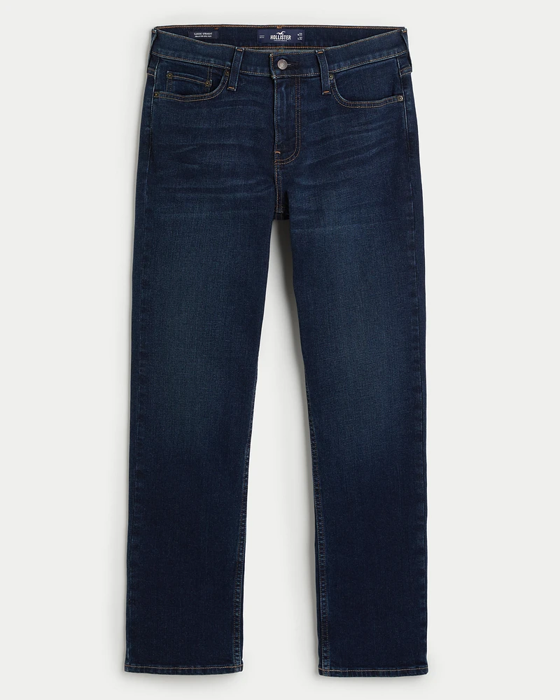 Dark Wash Straight Jeans