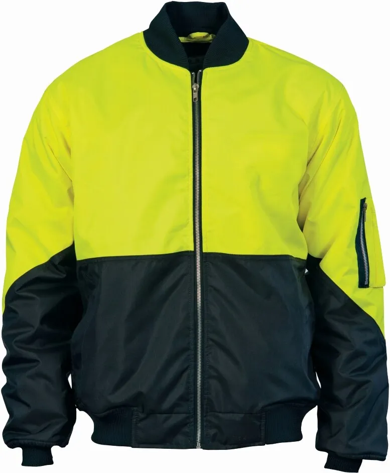 DNC 3861 Hi-Visibility Two Tone Jacket - Flying - Polyester/PU - Yellow/Night - L