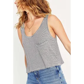 Doillion Striped Boxy Tank