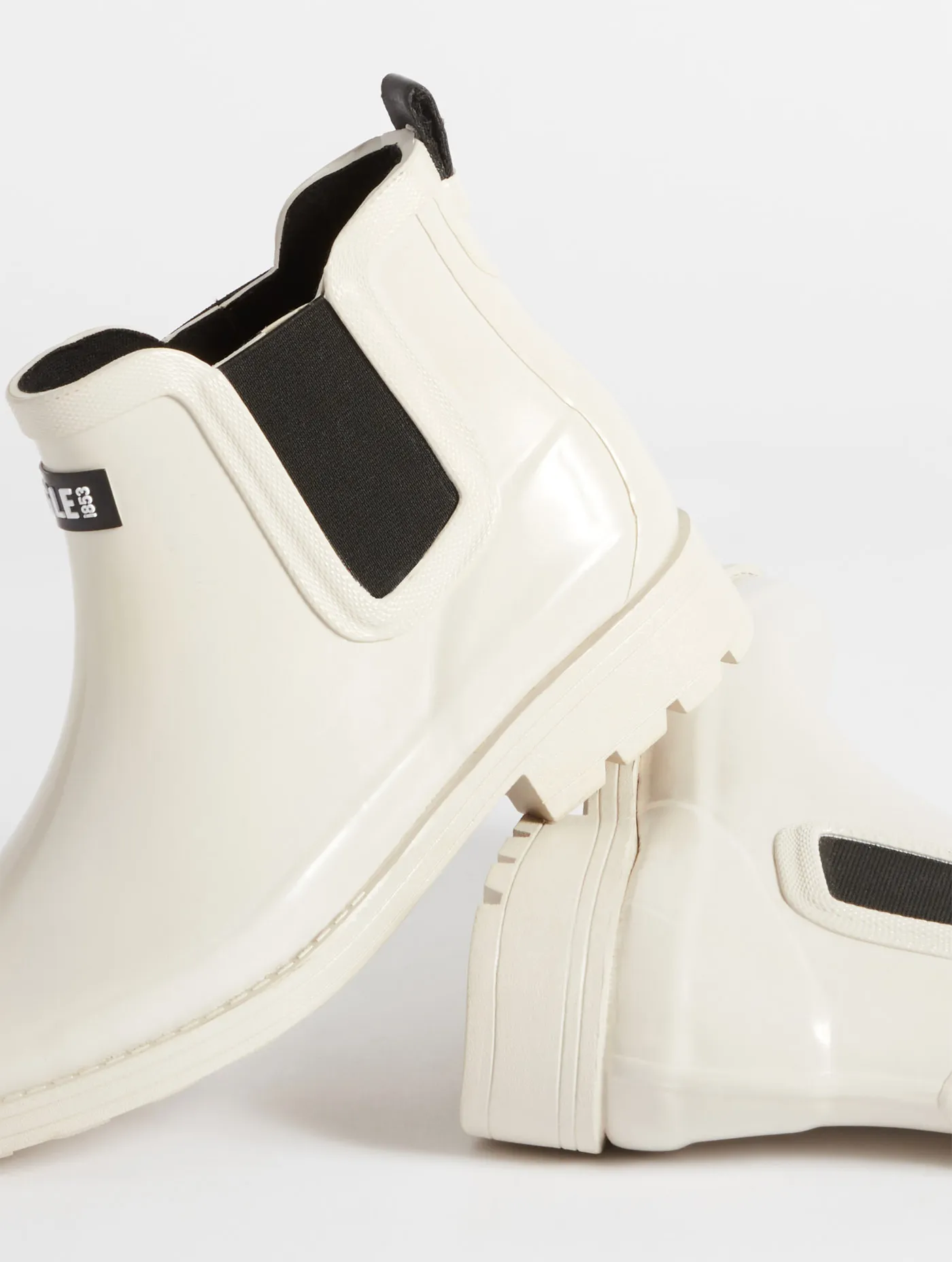 Equestrian-inspired ankle rain boot