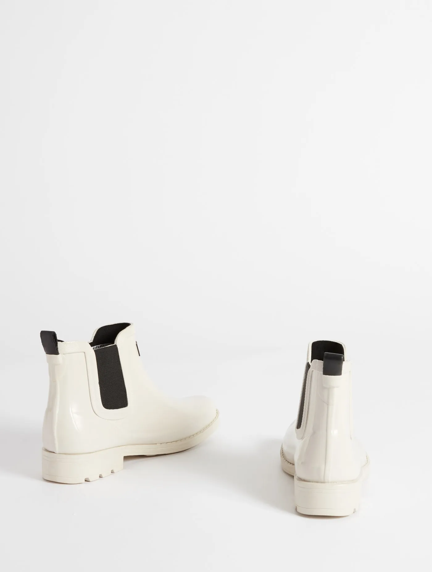 Equestrian-inspired ankle rain boot