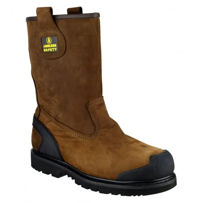 FS223 Goodyear Welted Waterproof Pull on Industrial Safety Boot