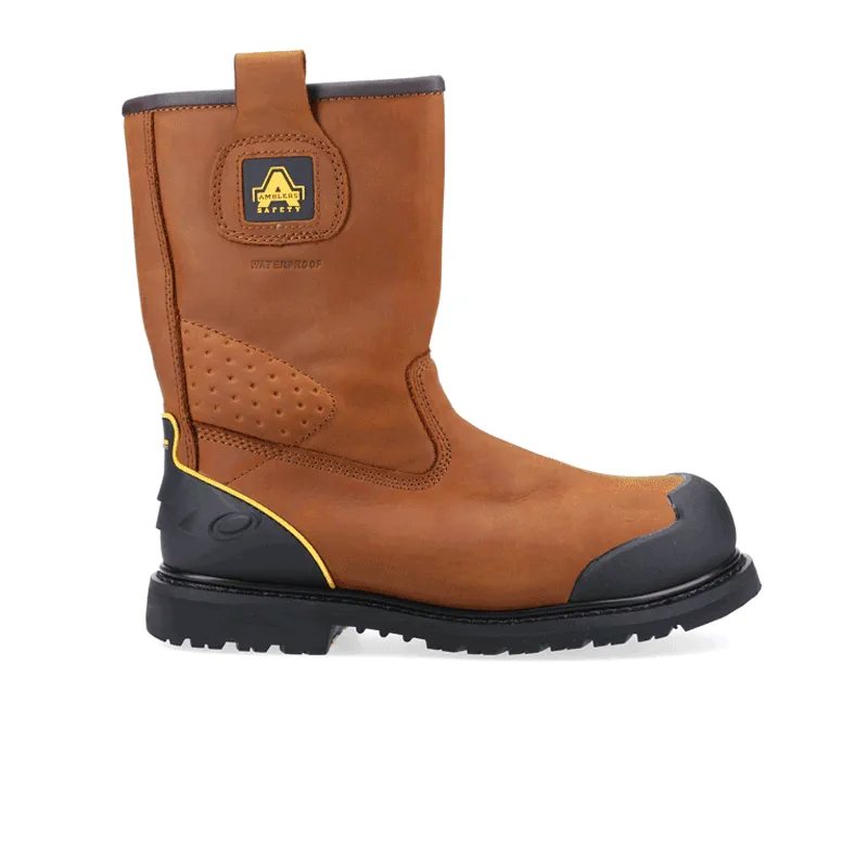 FS223 Goodyear Welted Waterproof Pull on Industrial Safety Boot