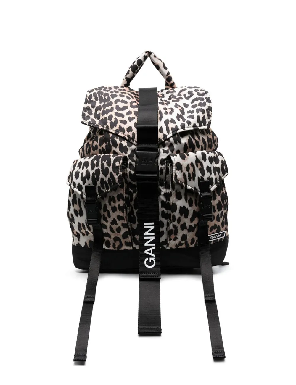 GANNI RECYCLED TECH BACKPACK PRINT