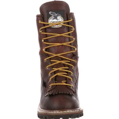 GEORGIA BOOT STEEL TOE WATERPROOF LOGGER BOOT 9W