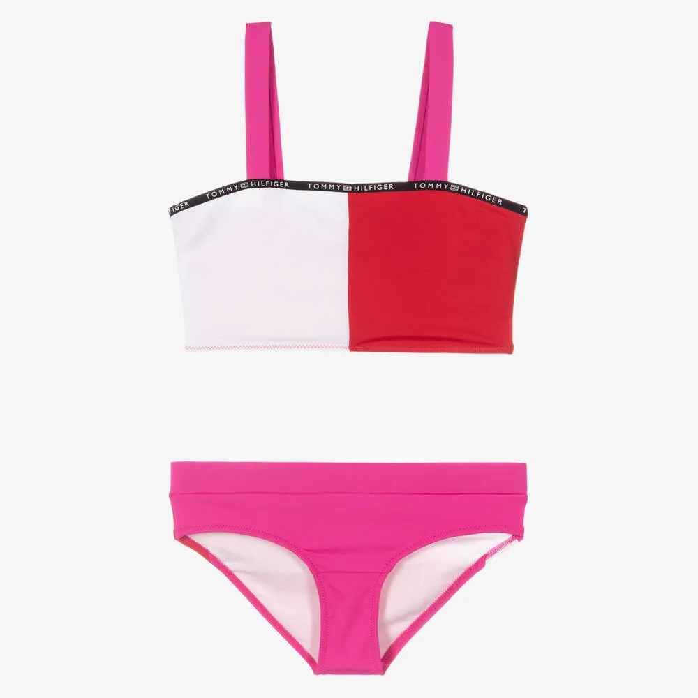 Girls Bright Pink Bikini